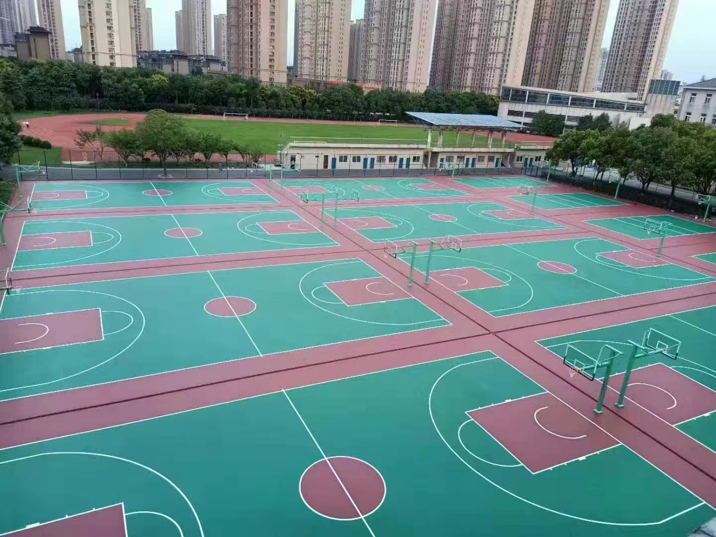 长治市硅pu篮球场epdm塑胶跑道 - 方案
